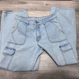 Forever 21 Light Blue Boyfriend Jeans